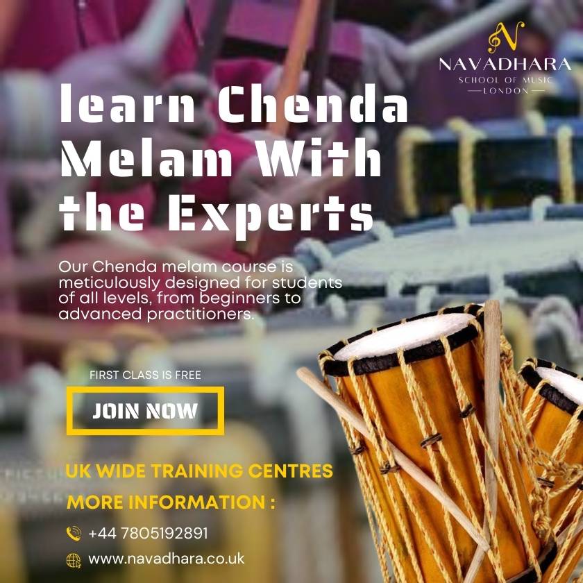 Navadhara school of music offers Chenda Melam Classes in UK